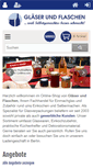 Mobile Screenshot of glaeserundflaschen.de